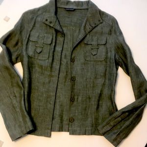 Richard Malcolm size 2 over shirt linen